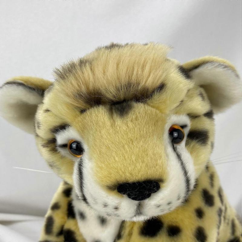 Creative Simulation Cute Plush Toy Sitting Posture Leopard Super Soft Short Plush Childrens Plush Toy