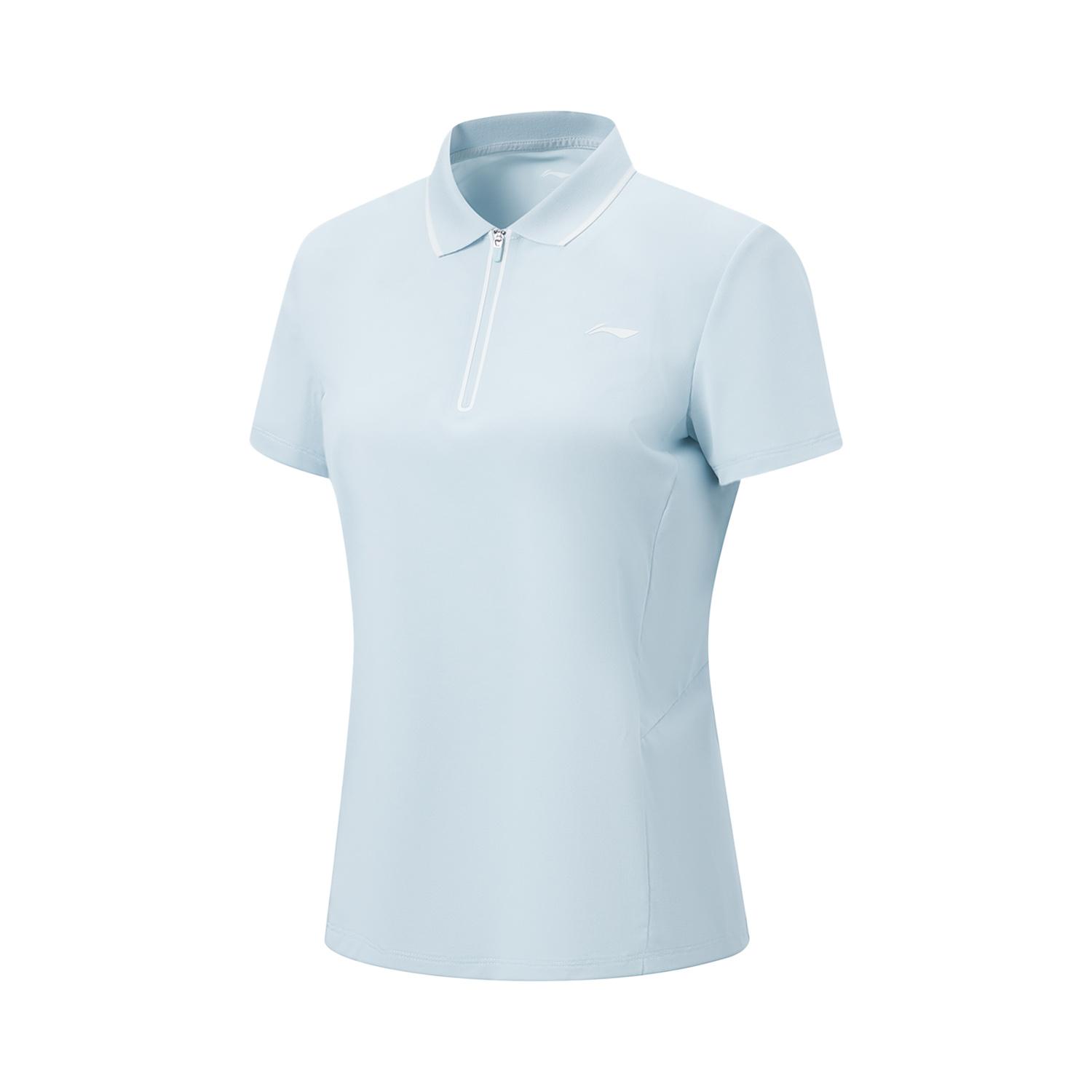 Li-Ning Fitness Series Casual Versatile Fashion Comfortable Short Sleeve Polo Shirt Women tops APLW288-5 XS
