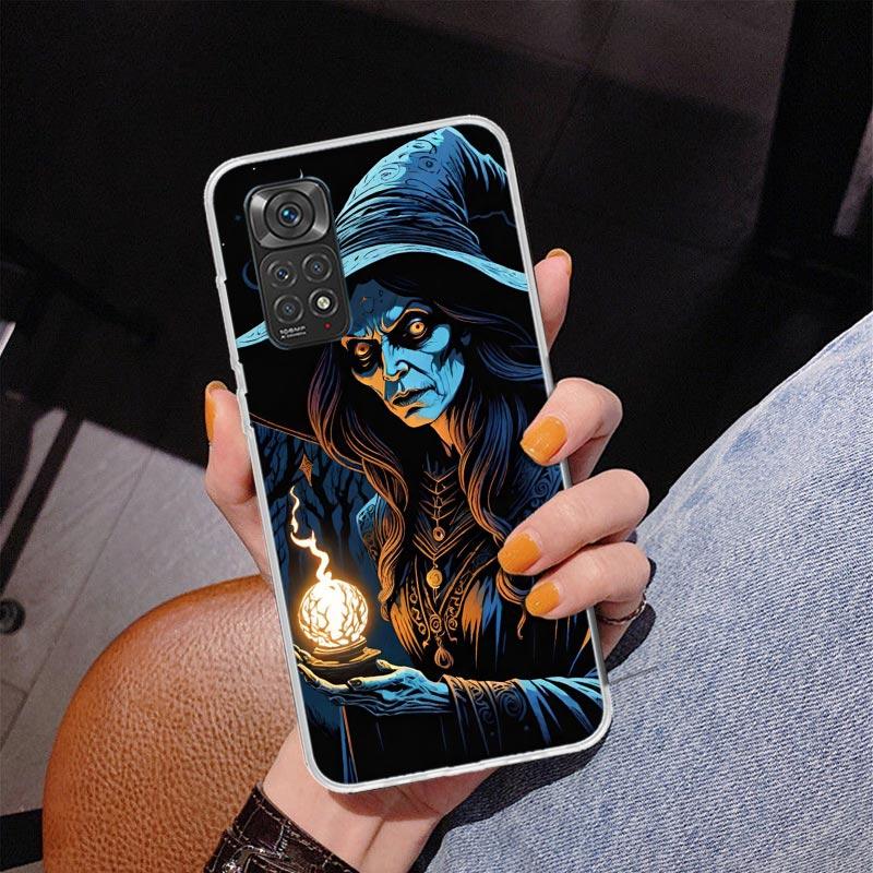 Halloween Moon Witch Horror Phnoe Case for Phnoe Case for Xiaomi Redmi Note 15 14 14S 13 Pro Plus 12 12S 11S 11E 10S 10 11T 5G U