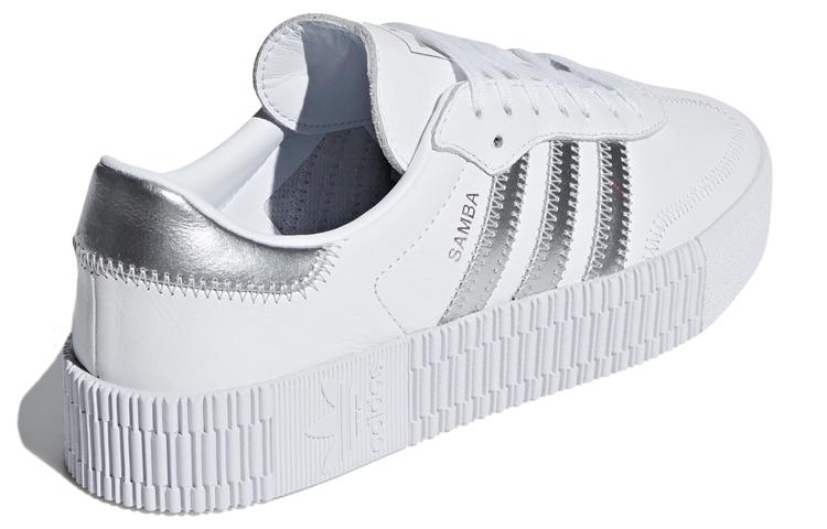Sambarose Wmns Adidas Originals 'Cloud White Silver' Women's EE9017
