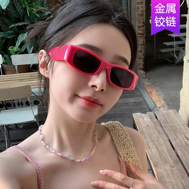 Internet celebrity personality small frame sunglasses lady feeling new fashion sunglasses UV protection sunglasses