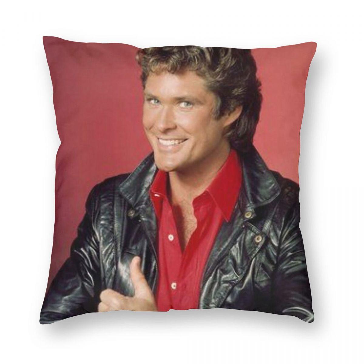 

Дэвид Хассельхофф Квадратная наволочка Полиэстер Лен Бархат Креативный Декор на молнии Наволочка для подушки Подушка для дивана 18 12x12Inch