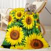 1pc Sunflower Field Bloom blanket Soft and Warm for Sofa Office Camping Travel Livingroom Great Gift for Friends and Family Comfortable All Seasons