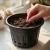 Pflanztöpfe (3,8 l), verdickte, flexible Kunststoff-Anzuchttöpfe mit Löchern, Pflanzgefäße für Sukkulenten, Stecklinge, zum Umpflanzen, für den Hausgarten
