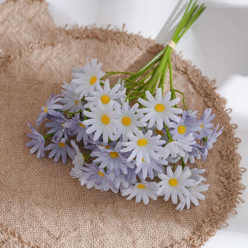 Home Interior Artificial Daisy Flowers Long Lasting Artificial Flowers Artificial Flowers Fabric Daisy Flowers