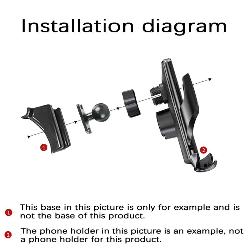Car Phone Holder For Mercedes Benz C Class W205 2015 2016 2017 - 2021 GLC 2016 - 2019 2020 2021 2022 Fixed Bracket Mobile Stand