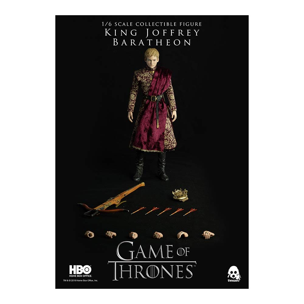 threezero Game of Thrones: Joffrey Baratheon 1:6 Scale Collectible Figure, Multicolor