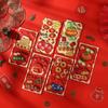 6pcs Traditional 2025 Chinese New Year Red Pocket Cartoon Lucky Money Bags  New Year Gifts