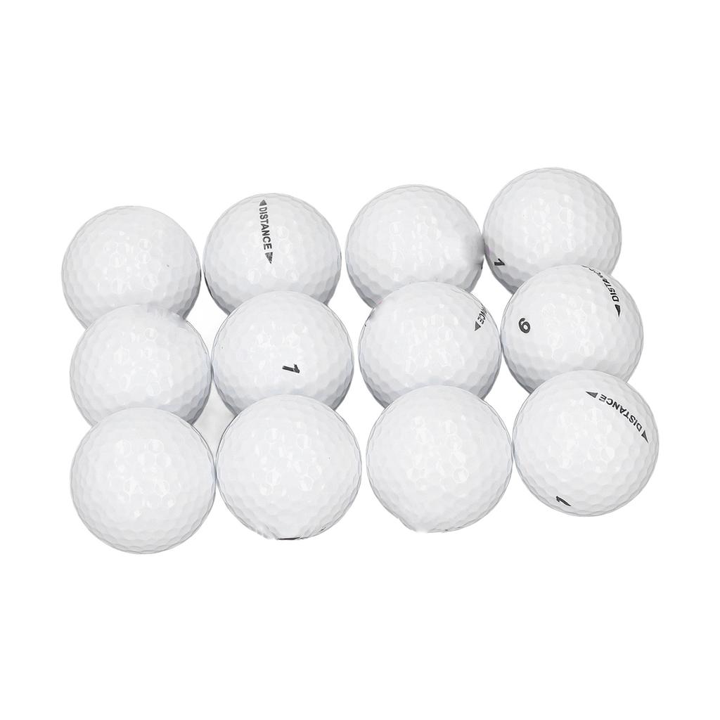 12PCS Golf Balls Lightweight Golf Practice Balls Double Layer Game Ball for Men Women Adults Birthday Present