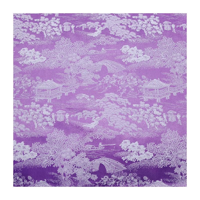 Țesătură Nouă Cheongsam Satin Brocart Chinezesc Peisaj