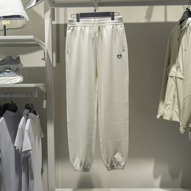 Li-Ning Sweatpants 2024 Autumn New Sports Trendy Series Women s Loose Jogger Casual Pants Aklu570 L