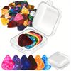6/12pcs 0.46mm Boxed SLL Guitar Pick ABS Cartoon Pick Set for Guitar Ukulele Bass Musical Instrument Performance Accessories JXB