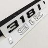 Logo Stile Auto 3D ABS Cromato Nero 316i 318i Emblema Baule Posteriore Adesivo Per BMW Serie 3 E36 E46 Accessori Auto