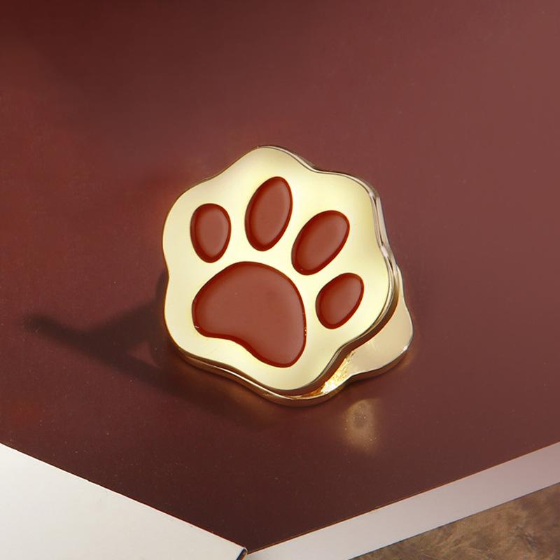 1/4Pcs Metal Cat Paw Binder Clips Bill Binder Clip Foldback Notes Letter File Paper Clip Binding Securing Clip Office School