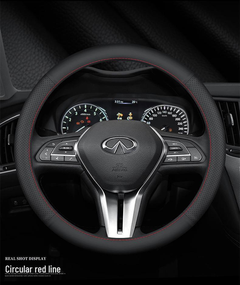 Infiniti Steering Wheel Cover - Genuine Leather (QX50, QX60, Q70L, Q50L, FX3)