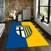 "Parma F.C. Logo Carpet Blue and Yellow Design Home Decor" Suitable for use as an anti-slip for living room bedroom sofas