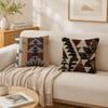 Moroccan Style Art Pillow Case Double-Sided Plush Sofa Cushion Covers Organic Breathable Invisible Zipper