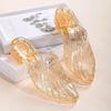 Fashion With Heel Women's Slippers and Ladies Sandals Outside Shoes New Fashion Slip-resistant Slides 2025 Luxury Unique Shoe H Sandal