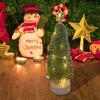Mini Künstlicher Weihnachtsbaum Helles LED-Licht Bastelartikel Wohnzimmer Schlafsaal