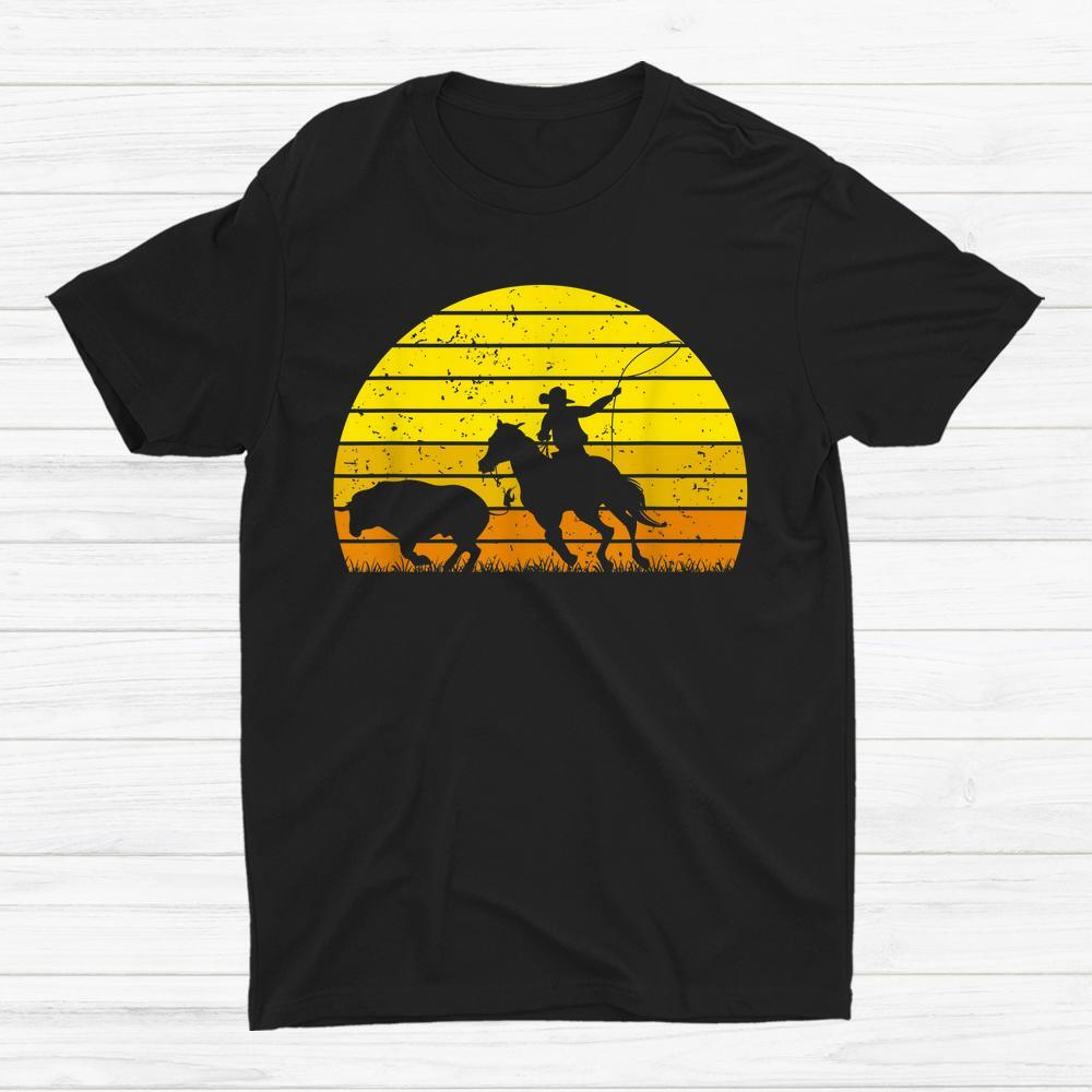 HOT SALE!! Bull Riding Western Cowboy Rodeo Competition T-shirt Size L