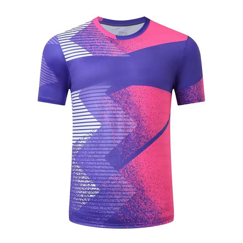 Sports Jerseys Men Women Short Sleeve Athletic Shirts Ideal Badminton Table Tennis Breathable Activewear