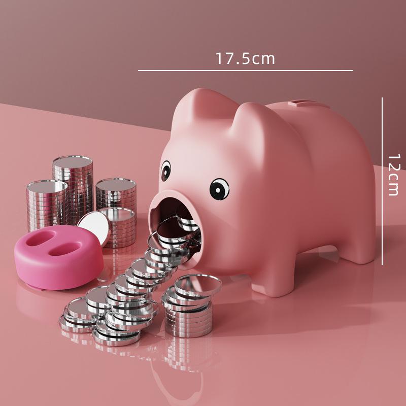 

Милая мультяшная копилка-игрушка; Инновационный дизайн Детский пластиковый подарок для экономии денег