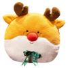 Festivo Natale Babbo Natale Pupazzo di Neve Cuscino Schienale Super Morbido Cotone PP Cuscino da Abbraccio Soggiorno Camera da Letto Decorazione
