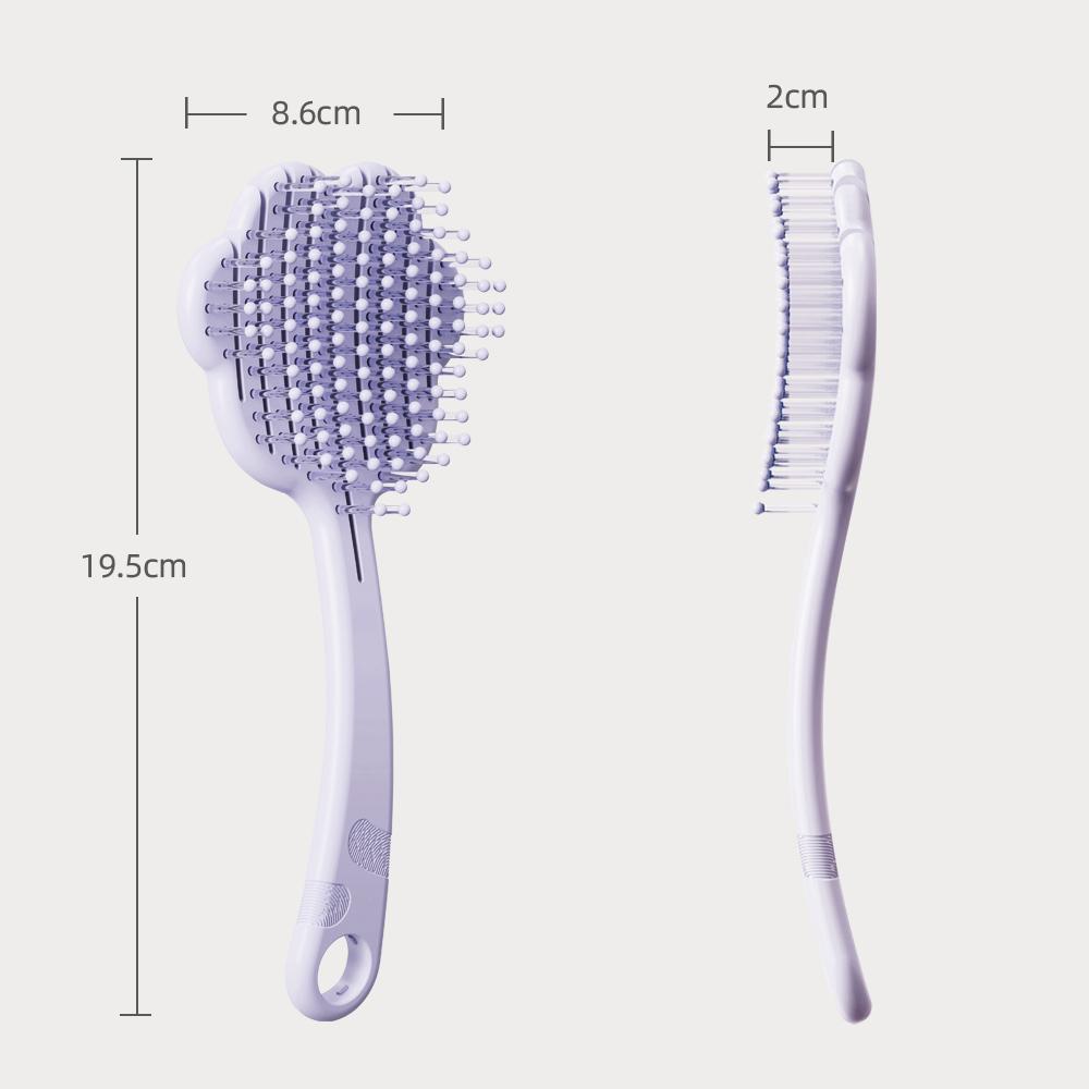 Factory Stock Plastic Vent Hair Brush for Women with Massage Comb Portable Detangling & Smoothing Quick Drying Salon Use