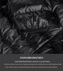 Men's Plus Size Lightweight Down Jacket - Stand-up Collar, Youth Sports, Casual Warm Outdoor Wear