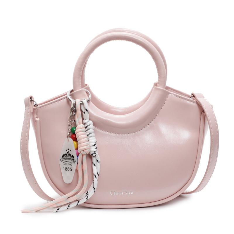 

High-value casual simple bag women s 2025 new trend versatile messenger bag fashionable portable commuter bucket bag no pendant