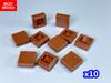 100pcs/lot MOC Bricks Tile 1x1 3070 DIY Room Frame House City Educational Building Blocks Assemble Particles Toy Kids Gift