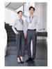 Unisex Professional Long Sleeve Silk Modal Shirt with Logo for Property Management Workwear