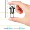 A1A2 Bright LED Small Keychains Lamp Outdoor Camping Emergencies Charging Flashlights for Hiking Emergencies Use
