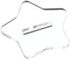 Coade Acrylic Keychain Rubber Star Shape CONC-CO49 Stand, Single,