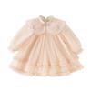 DAVE&BELLA Girls' Chinese Style Mesh Dress