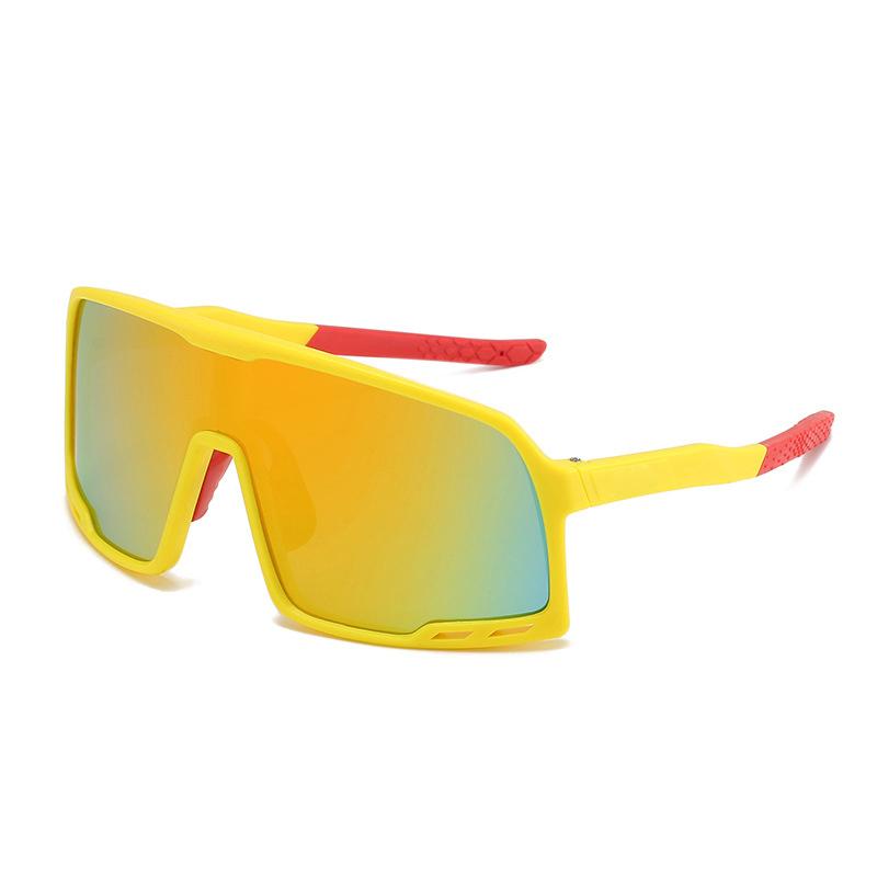 Fashionable Cycling Sunglasses With Large Frame Uv400 Ultraviolet Light Bicycle Riding Driving Glasses Cycling Glasses