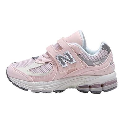 New Balance Scarpe da corsa basse traspiranti versatili e comode in tessuto Nb 2002R per bambini, rosa PV2002PR