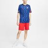 Nike Dri-FIT Croatia National Team TrainingSport Fast-Dry Breathable Fabric Short Sleeve Men's Blue CD2576-452
