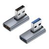 90 Degree Right Up Down Angled USB3.0 Male to Female Extension Adapter for PC