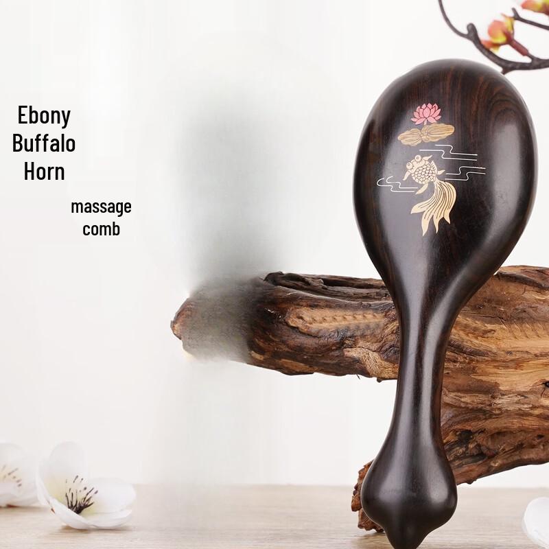 Violet Sandalwood & Sheep Horn Massage Comb