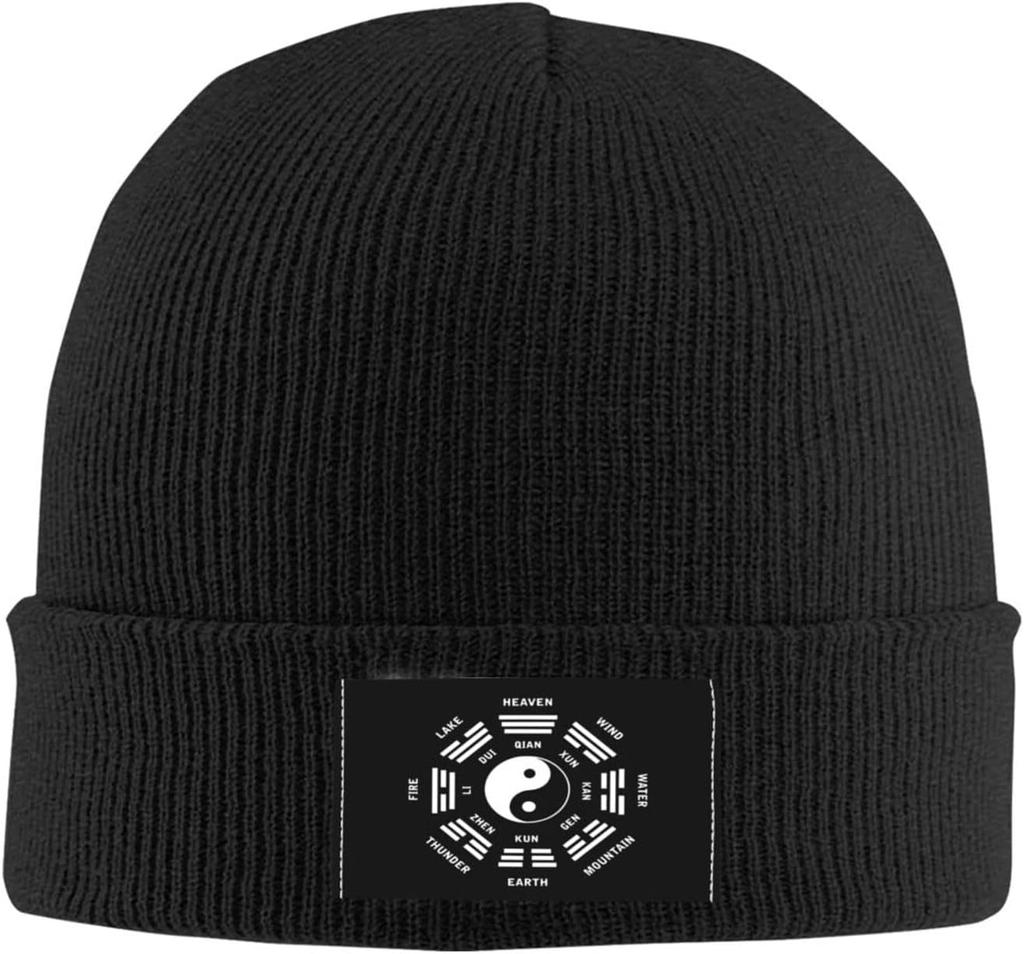 Tai Chi Yin Yang Zen Taoism Beanie Knit Women Unisex Winter Warm Cap