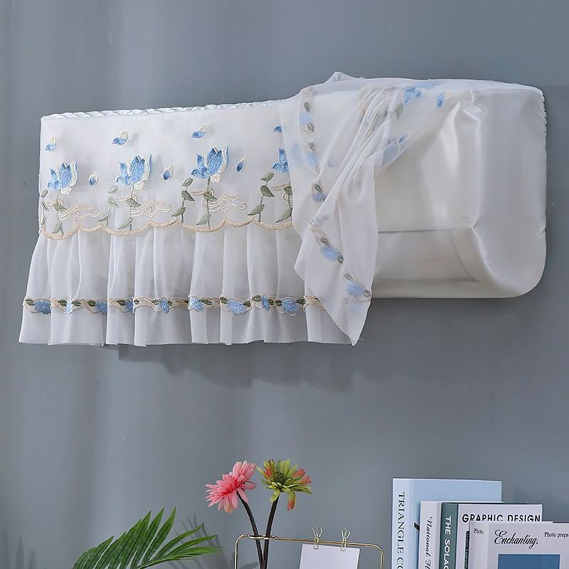 Large Size Lace Hanging Air Conditioning Dust Cover All-Inclusive  Conditioner Protective Luxury Embroidery Home Decoration