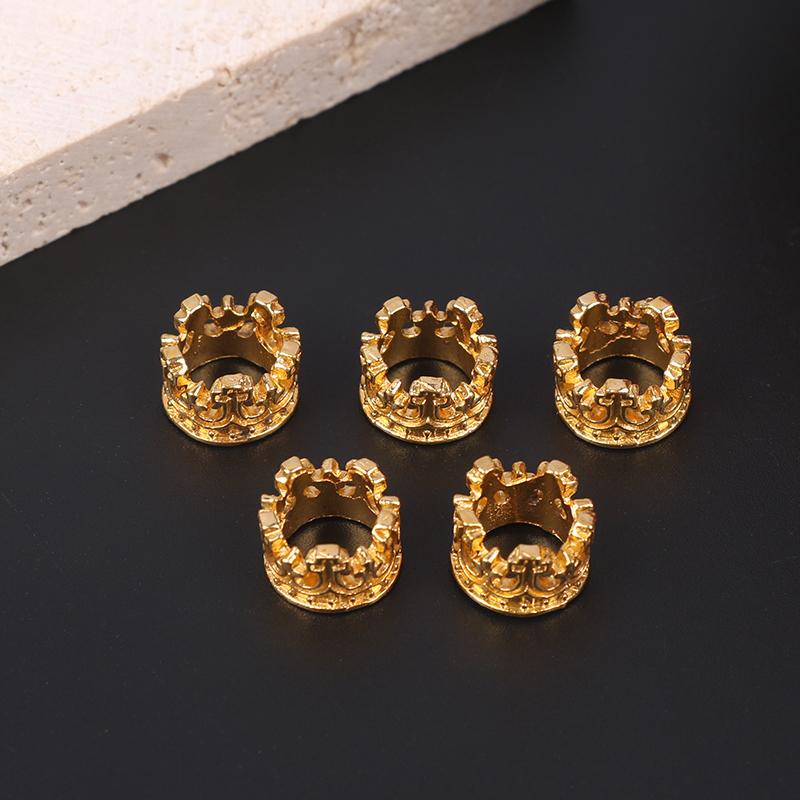10ks Mini Metal Crown Modely Hračky Panenky Příslušenství Pokrývky hlavy pro mini panenky