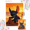 Stitch Diamond Painting Art Kit Handmade DIY Beach Sunset Home Decor Gifts