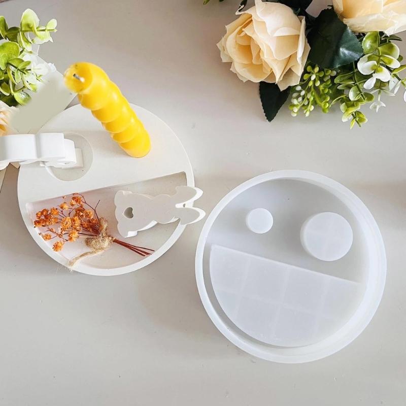 Flexible Sturdy Silicone Mould Fashion Accessory for Making Unique Round Shaped Candle and Home Decorations