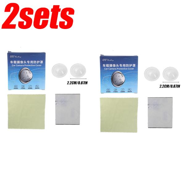 360 Degree Car Camera Cover Transparent Round Waterproof Dustproof Anti-Collision Protective Shield for Reversing Image