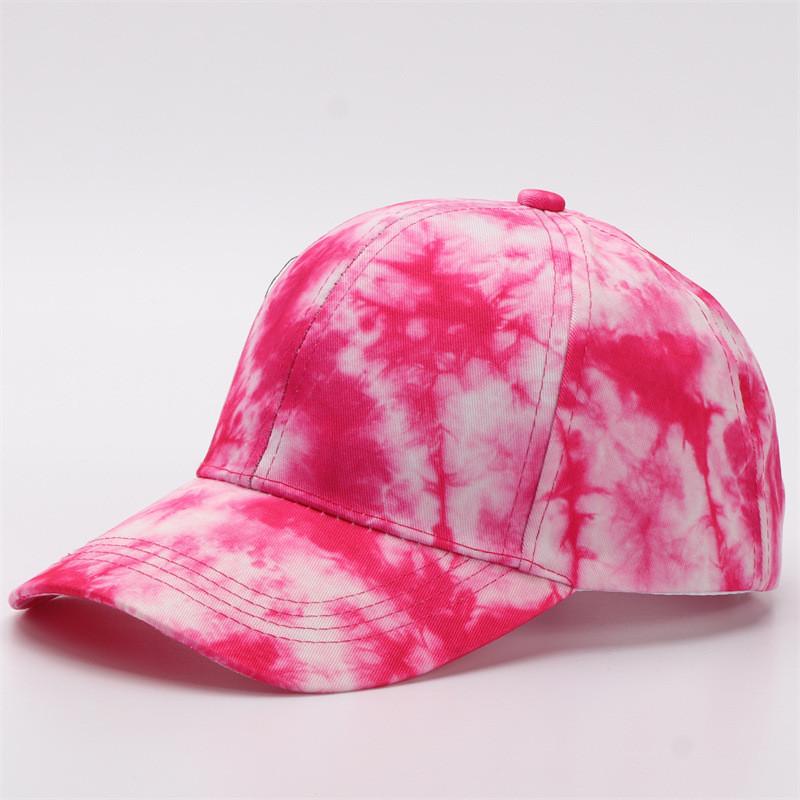 Digital Print Gradient Baseball Cap With Sun Protection For Casual Outdoor Wear
