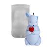 Flexible Silicone Mold Animal Shape Candle Molds Scented Aromatherapys Making Mould Handmade Desk Ornament Mould
