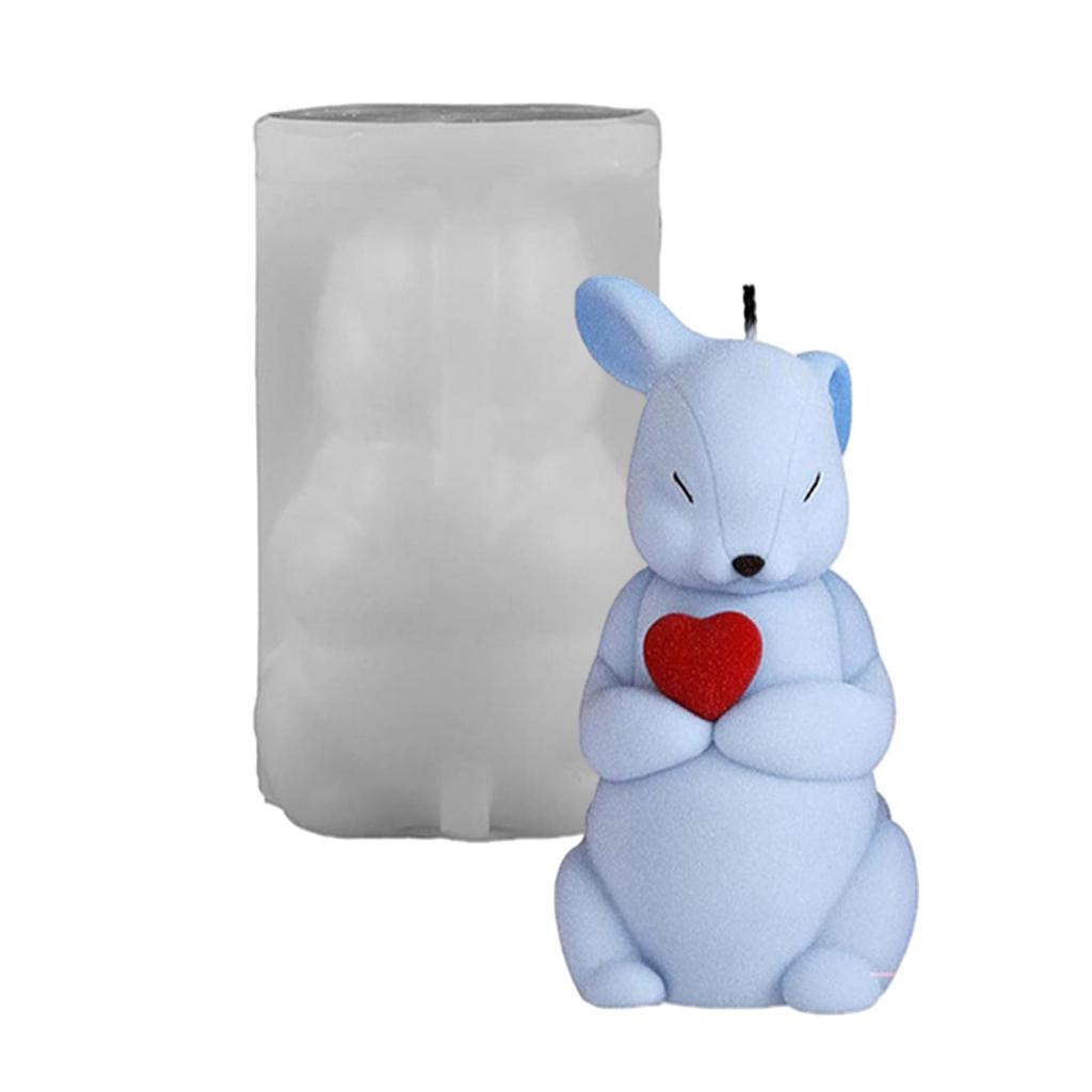 Flexible Silicone Mold Animal Shape Candle Molds Scented Aromatherapys Making Mould Handmade Desk Ornament Mould