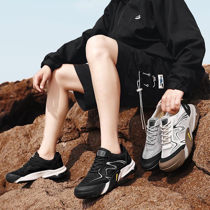 Summer Trekking Hiking Shoes Women Men Climbing Outdoor Sports Breathable Damping Durable Non Slip Unisex Sneakers